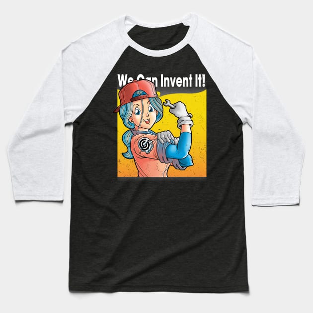 We can invent it Baseball T-Shirt by Cromanart